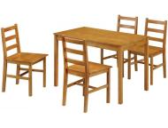 ダイニング5点セット　バスク　BR　(Bタイプ)