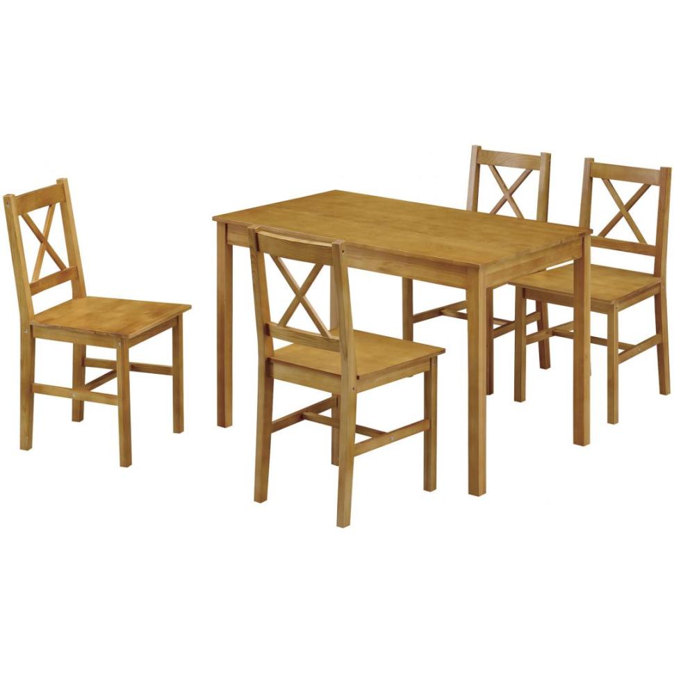 ダイニング5点セット　バスク　BR　(Aタイプ)