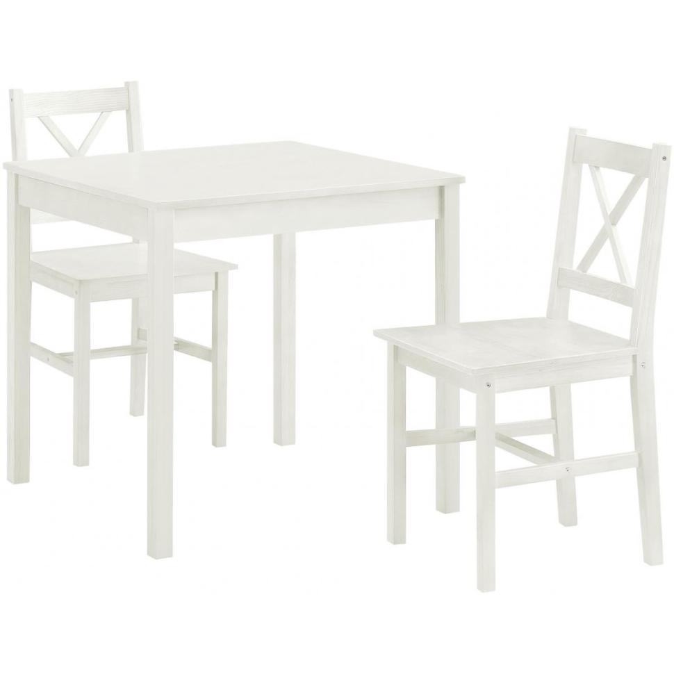 ダイニング3点セット　バスク　WH