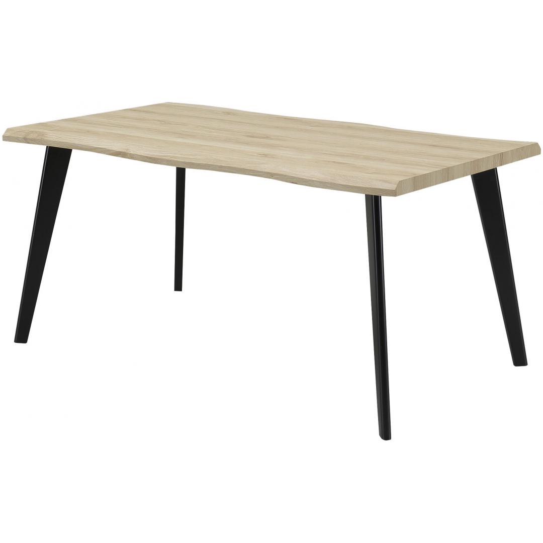 ダイニング5点セット　ドミノ150　NA・BKPVC