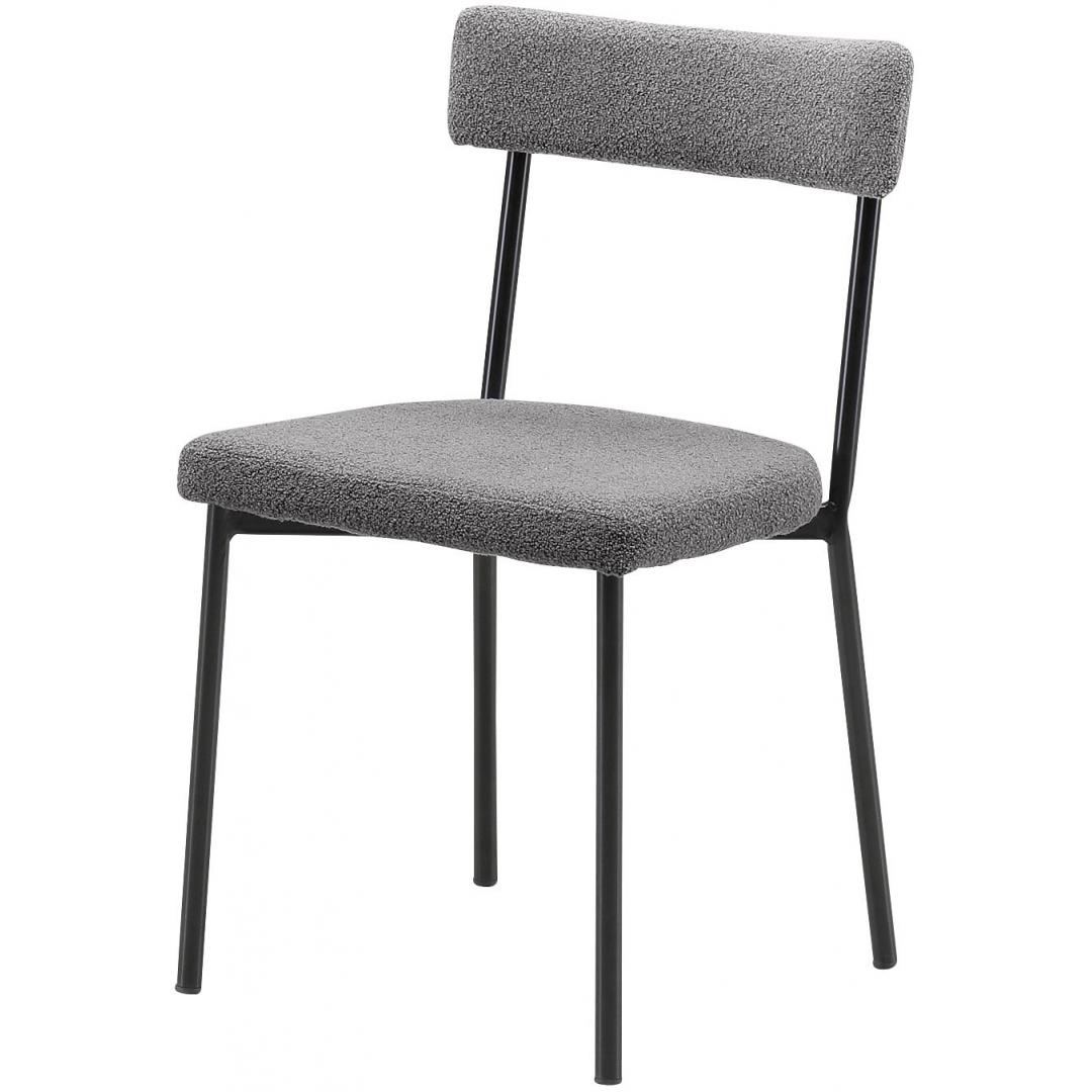 ダイニング5点セット　ドミノ150　NA・GY布