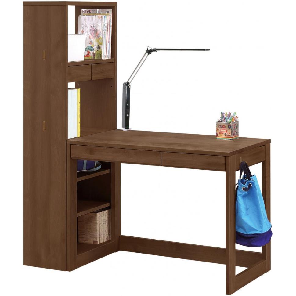 【堀田木工所】システムデスク2点セット　グロース100S　WN(照明別売)