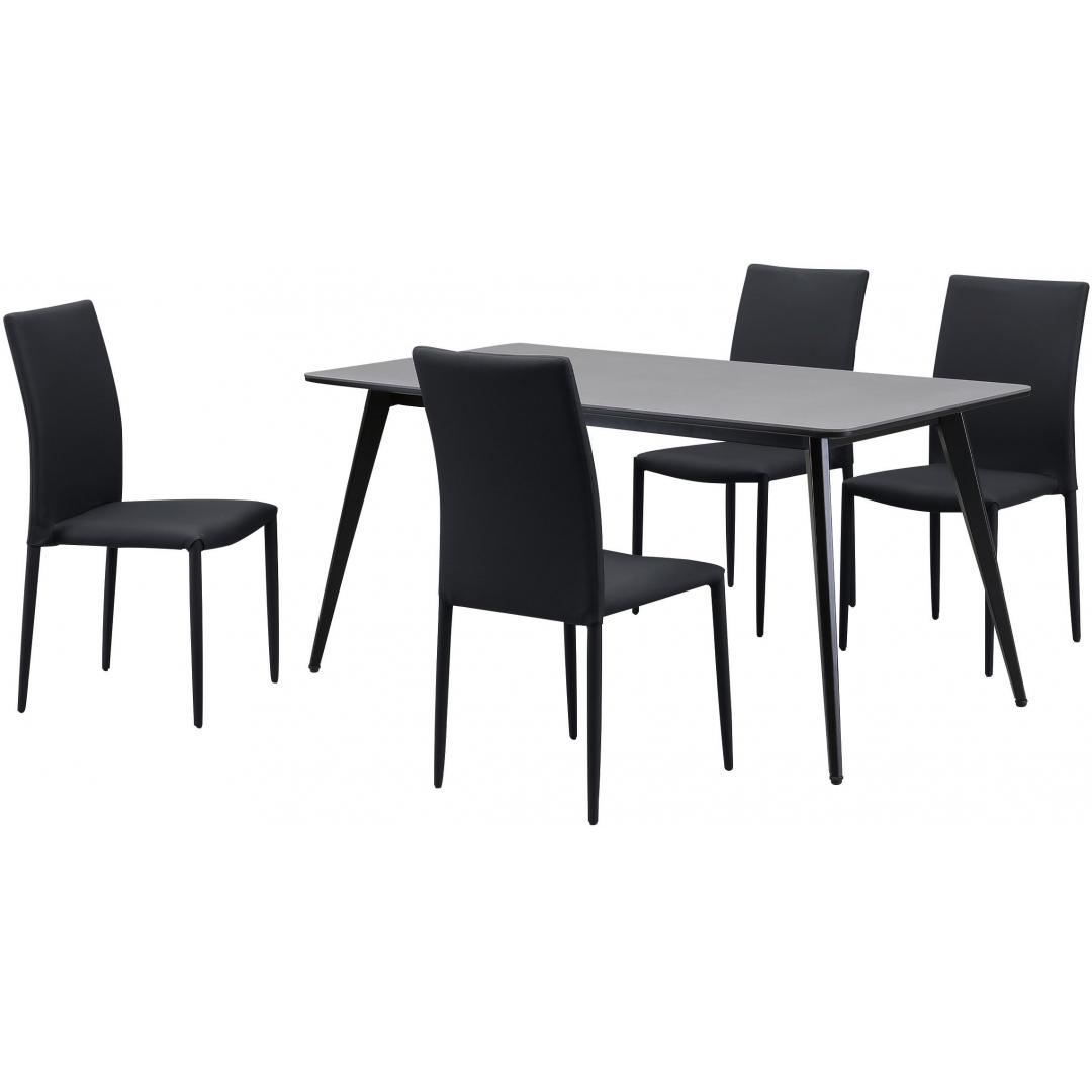 セラミックダイニングテーブル　ダリア150　GY