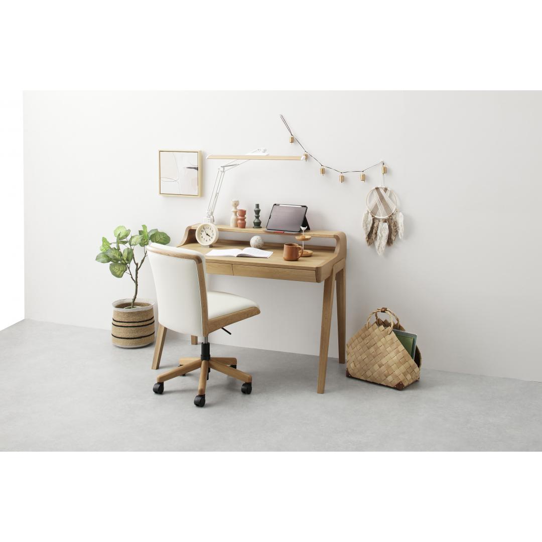 美品　浜本工芸学習机　①学習机のみ　(4点セットの内の1点) 浜本工芸☆学習机4点セット（本棚・机・キャビネット・椅子
