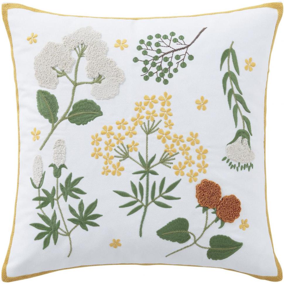 クッションカバー　ルシア　#YE　(45×45)