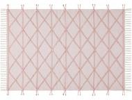 折りたたみラグ　マルート　ピンク(130×185)