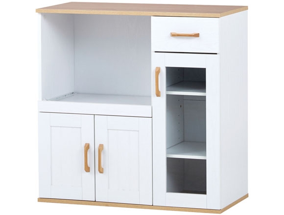 ナフコ two-one style カウンタータイプ食器棚 ホワイト オープンボード パスタ120OP NA | TWO-ONE STYLEネット