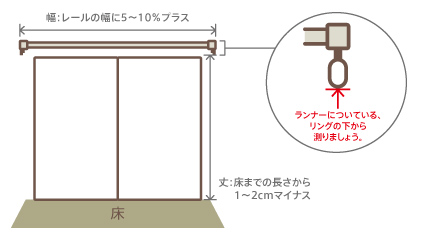 掃き出し窓の測り方